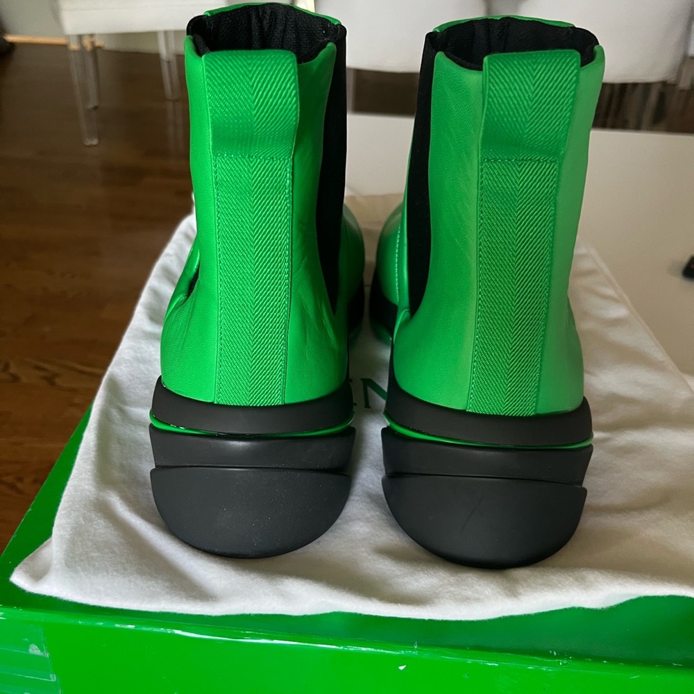Bottega Veneta Green Men's Boots BNIB - Picture 4 of 12